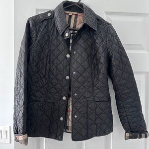 Burberry Women's Diamond Quilted Jacket Black
